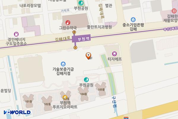 아이스퀘어몰B주차장 위치 지도 — 경상남도 김해시 김해대로 2352