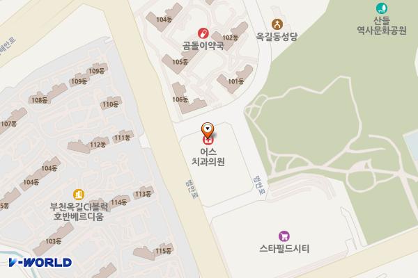 옥길헤리움타운 위치 지도 — 경기도 부천시 소사구 범안로 221