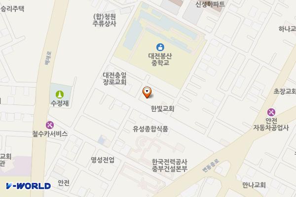 변동중로45번길 노상주차장 위치 지도 — 대전광역시 서구 변동중로45번길 36