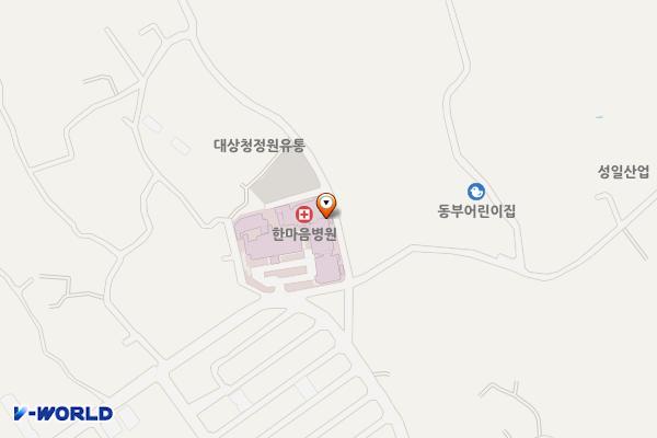 사천한마음병원 위치 지도 — 경상남도 사천시 향촌4길 127