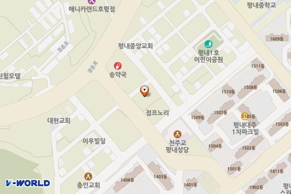 강남프라자 위치 지도 — 경기도 남양주시 경춘로1256번길 9