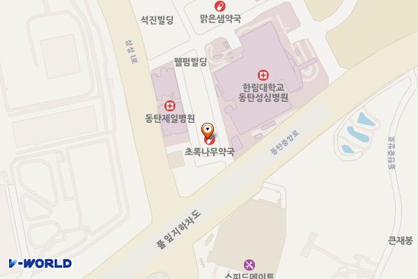 화성성심프라자 위치 지도 — 경기도 화성시 동탄중앙로 381-7