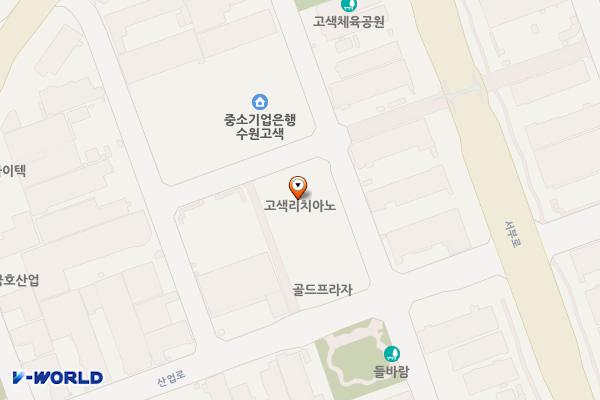 고색리치아노 위치 지도 — 경기도 수원시 권선구 오목천로152번길 60
