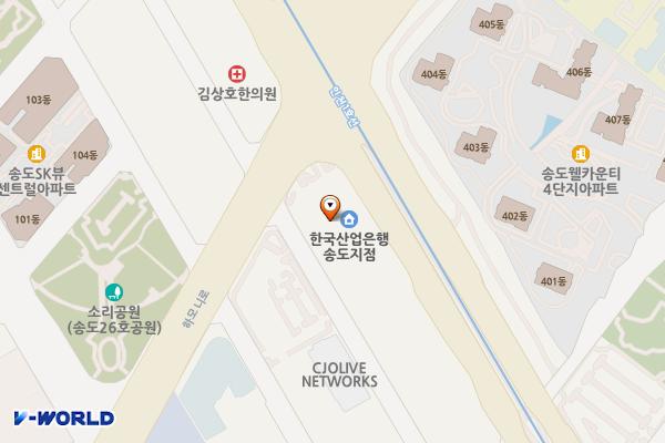 송도애니오션빌딩 위치 지도 — 인천광역시 연수구 인천타워대로 99