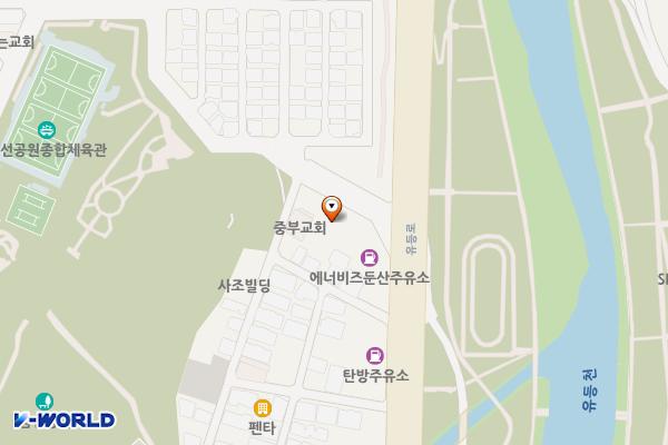 유등로669번길 노상주차장 위치 지도 — 대전광역시 서구 유등로 669번길 11
