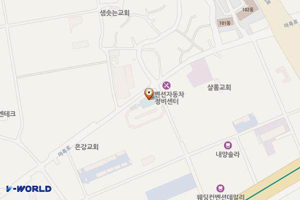 레드핀볼링센터 위치 지도 — 전남광주통합특별시 서구 마륵로 46
