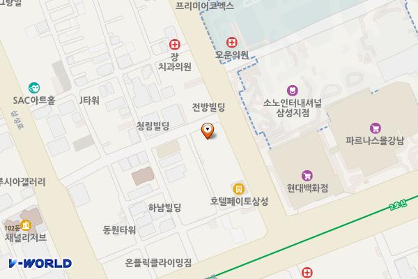 동성빌딩 위치 지도 — 서울특별시 강남구 테헤란로87길 21