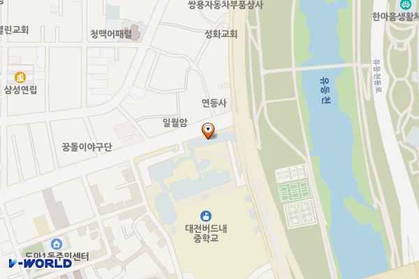 도마5길 노상주차장 위치 지도 — 대전광역시 서구 유등로 285