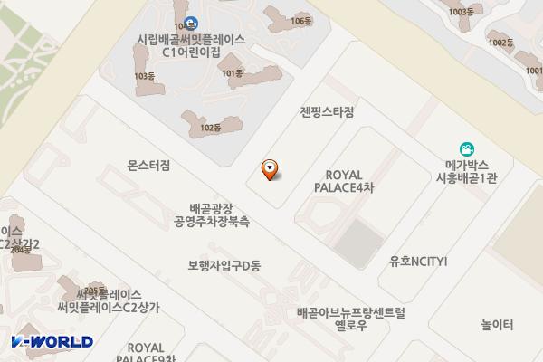 시흥새롬프라자2 위치 지도 — 경기도 시흥시 서울대학로278번길 21