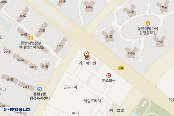 동탄위너스타 위치 지도 — 경기도 화성시 동탄원천로 163
