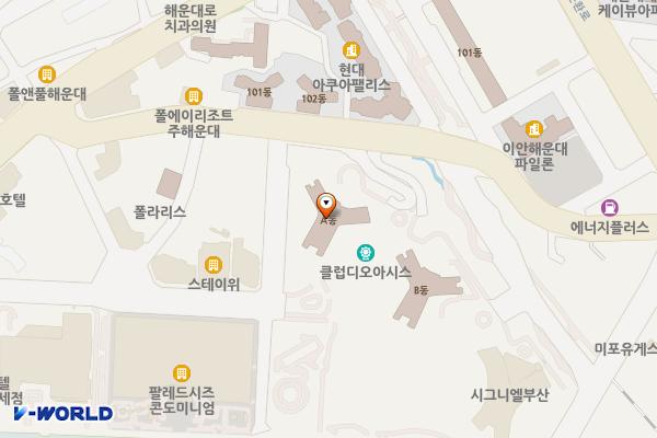 부산엘시티더레지던스 위치 지도 — 부산광역시 해운대구 달맞이길 30
