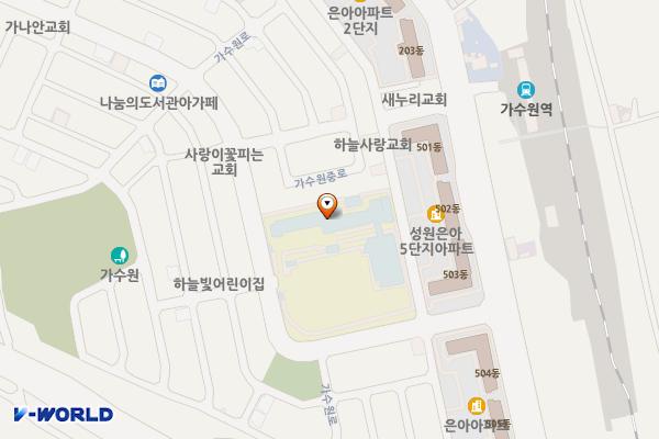 가수원로 노상주차장 위치 지도 — 대전광역시 서구 가수원로 26