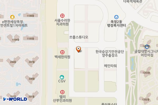 옥정대길프라자 위치 지도 — 경기도 양주시 옥정동로7다길 62