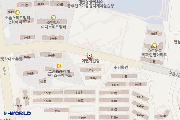 해룡유통소촌점 위치 지도 — 전남광주통합특별시 광산구 소촌로152번길 30