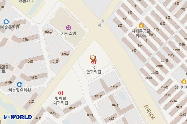 성원그랜드쇼핑 위치 지도 — 경상남도 창원시 성산구 동산로 124