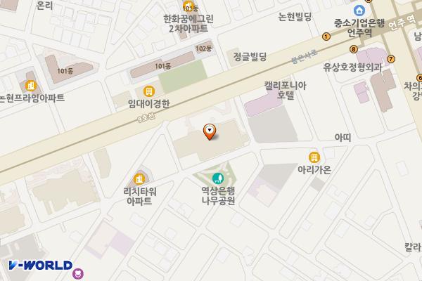 삼정관광호텔 위치 지도 — 서울특별시 강남구 봉은사로 150