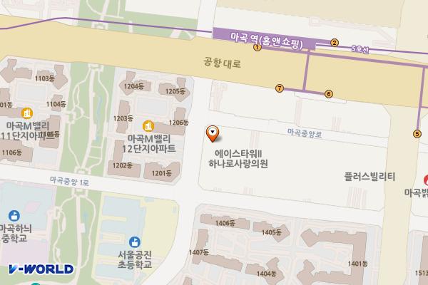 마곡에스비타워3 위치 지도 — 서울특별시 강서구 마곡서로 56
