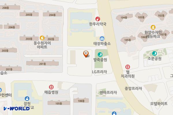 이타운투빌딩 위치 지도 — 경기 수원시 영통구 태장로 81