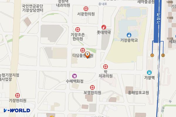 가원빌딩 위치 지도 — 부산광역시 기장군 기장읍 차성동로 63