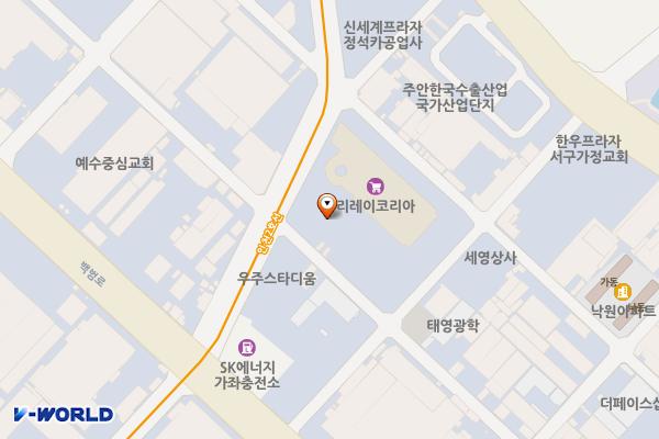 가좌타워지식산업센터 위치 지도 — 인천광역시 서해구 백범로630번길 16