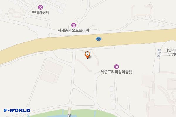 세종스파찜질방 위치 지도 — 세종특별자치시 장군면 봉안길 70