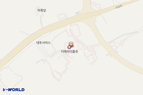 더에이더블유웨딩컨벤션 위치 지도 — 경기도 안성시 미양로 786-2