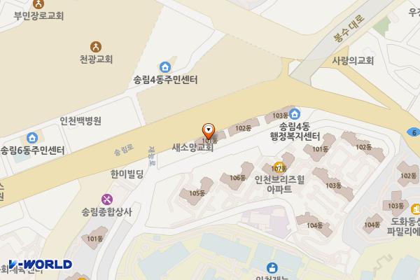현대유비스병원 위치 지도 — 인천광역시 미추홀구 독배로 503