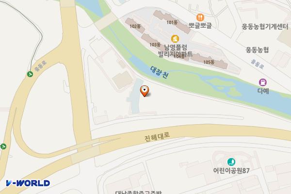 창원신항만골프연습장 위치 지도 — 경상남도 창원시 진해구 남영로592번길 11
