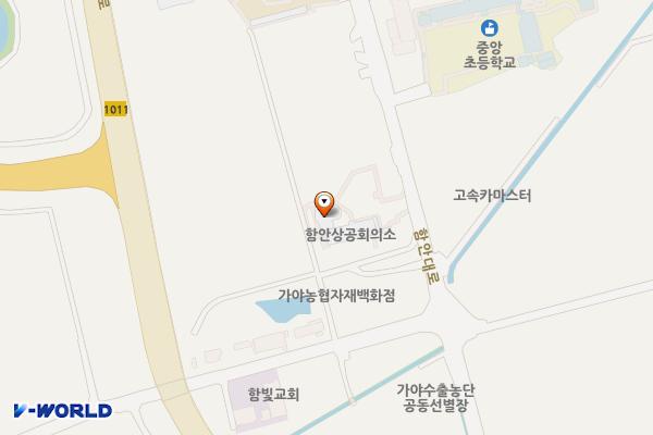 함안상공회의소 위치 지도 — 경상남도 함안군 가야읍 함안대로 735