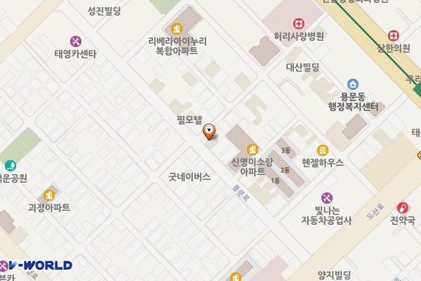 용문로 걸친주차장 위치 지도 — 대전광역시 서구 계룡로620번길 49