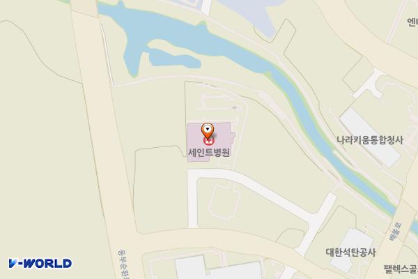 원주삼산병원 위치 지도 — 강원특별자치도 원주시 혁신로 5