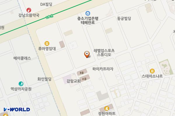 강남루덴스 위치 지도 — 서울특별시 강남구 논현로85길 58