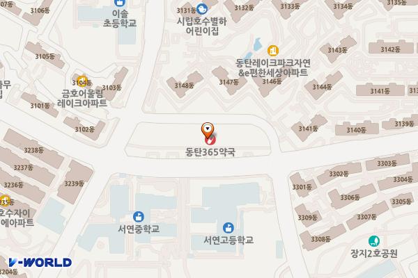 화성에이제이프라자 위치 지도 — 경기도 화성시 동탄대로4길 47