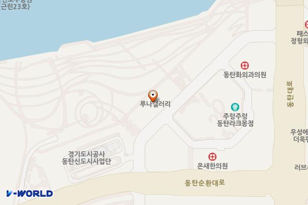 화성루나갤러리 위치 지도 — 경기도 화성시 동탄대로5길 32