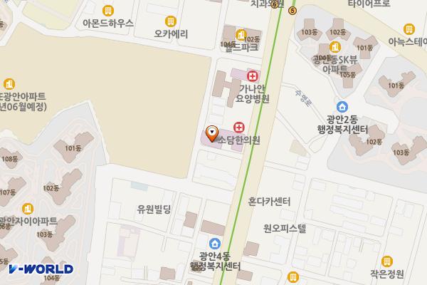 자모병원 위치 지도 — 부산 수영구 수영로 555