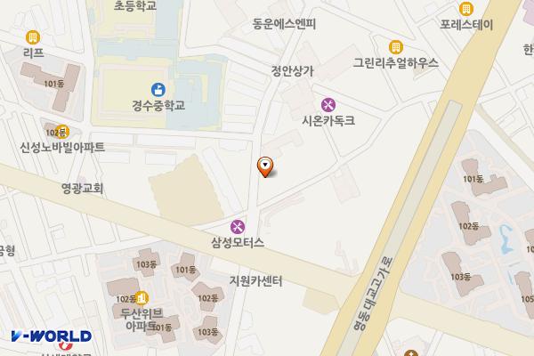 토요타 성수 서비스 위치 지도 — 서울특별시 성동구 뚝섬로15길 9