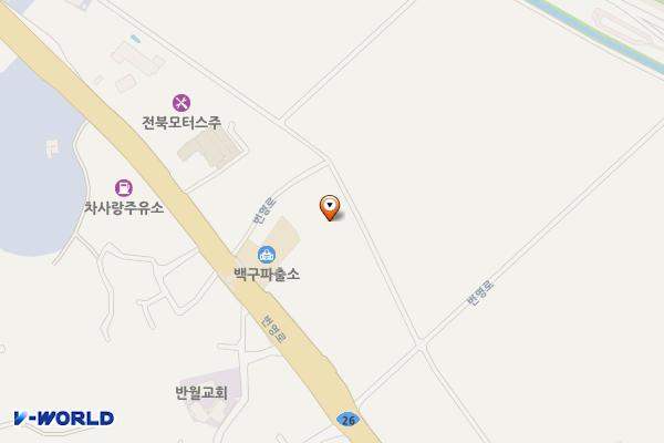 김제서울종합물류 위치 지도 — 전북특별자치도 김제시 백구면 번영로 2513