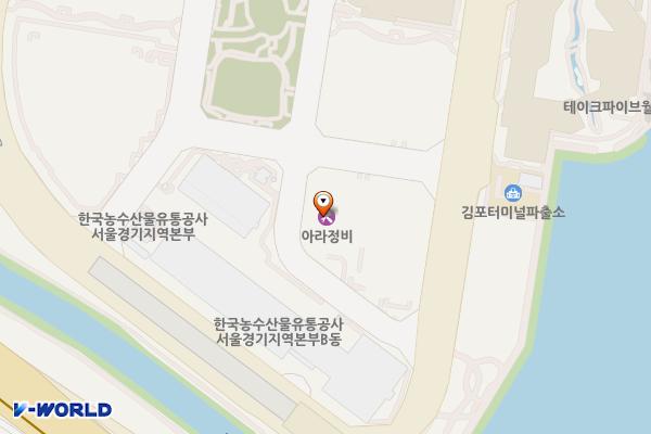 국민차매매단지공항점B동 위치 지도 — 경기도 김포시 고촌읍 아라육로182번길 50