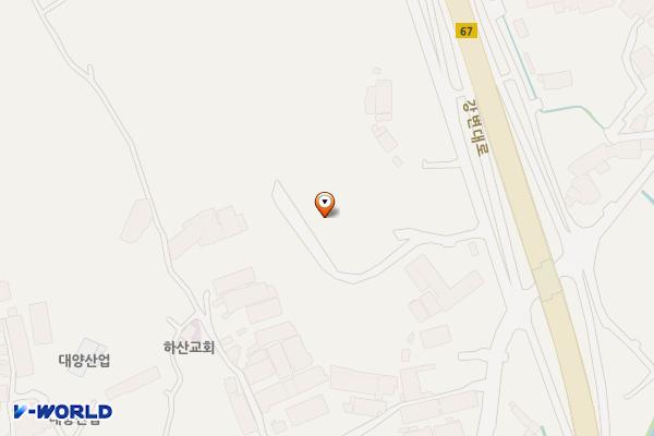 오송골프클럽 위치 지도 — 대구광역시 달성군 하빈면 하산길 123-9