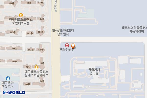 대구비슬산게르마늄스파 위치 지도 — 대구광역시 달성군 유가읍 테크노순환로12길 4