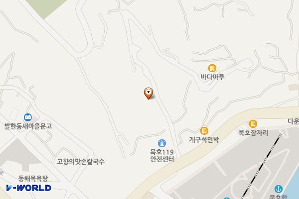 동쪽바다중앙시장 무료공영주차장 위치 지도 — 강원특별자치도 동해시 게구석길 17