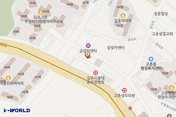 루체스타라펠리체오피스텔 위치 지도 — 경기도 김포시 고촌읍 장차로5번길 33