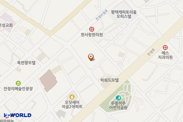 까뮤이스테이트 위치 지도 — 경기도 평택시 팽성읍 안정로29번길 22