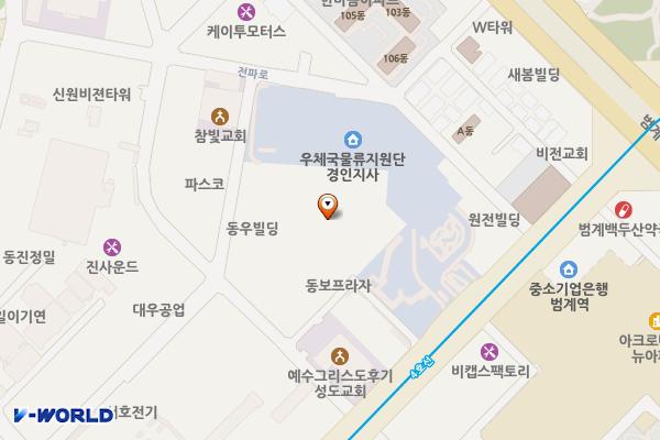 동보프라자 위치 지도 — 경기도 안양시 동안구 시민대로109번길 24-3