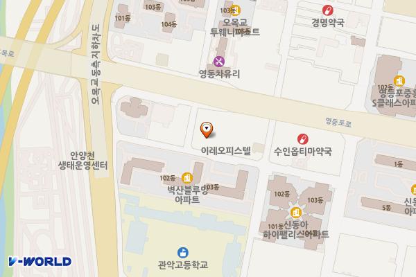 영등포스카이시티 위치 지도 — 서울특별시 영등포구 영등포로 14-3