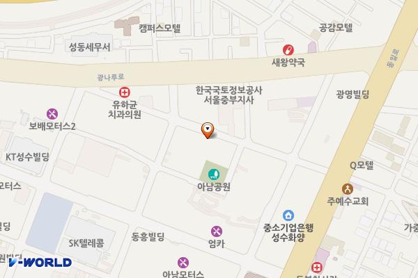 성동삼환디지털벤처타워 위치 지도 — 서울특별시 성동구 아차산로15길 52