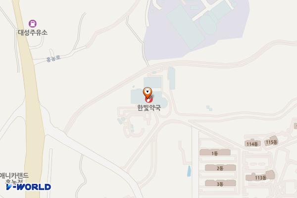 한국수력원자력아파트 위치 지도 — 전남광주통합특별시 영광군 홍농읍 홍농로 546