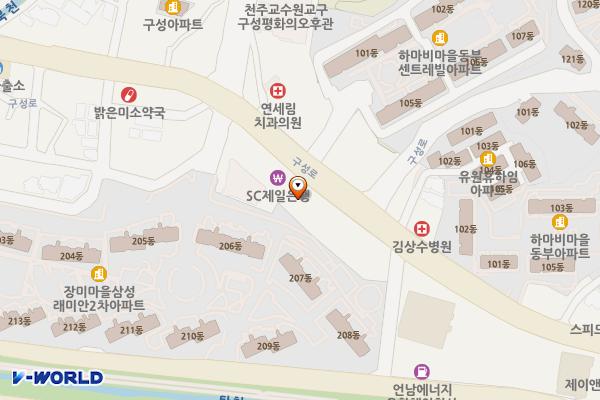 상록푸른종합상가 위치 지도 — 경기도 용인시 기흥구 구성로 102