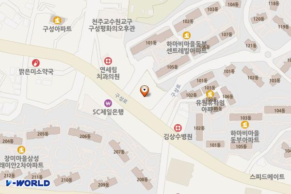멀티프라자 상가 위치 지도 — 경기도 용인시 기흥구 구성로 103
