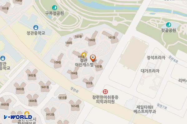 부산정관 이진캐스빌 아파트 – 4 위치 지도 — 부산광역시 기장군 정관읍 정관로 545